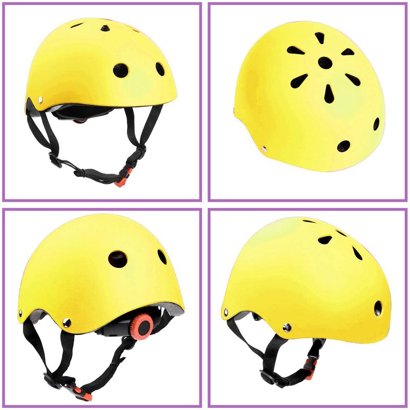 Kids Bike Helmet Set, Toddler Helmet for Ages 3-15 Boys Girls with Sports Protective Gear Set Knee Elbow Wrist Pads for Skateboard Cycling Scooter Rollerblading