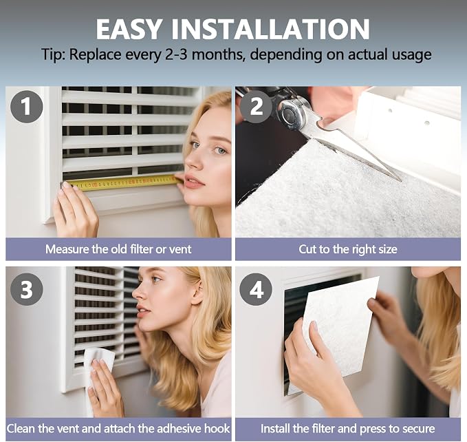 20" x 100" Air Vent Filters,