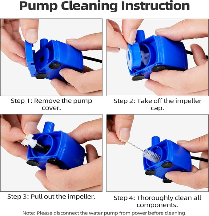 Cat Water Fountain Pump, IP68 DR-DC 160 Submersible Water Pump