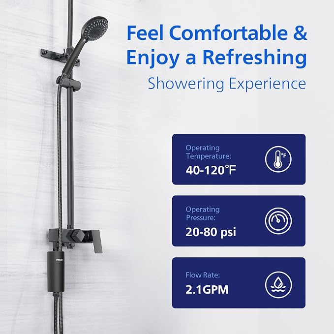 PHILIPS Shower Filter AWP1775BK/37, Water Softener