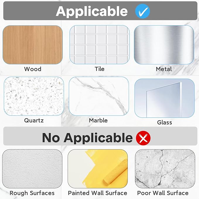 Shower Caddy Adhesive Replacement, Transparent Strong Adhesive Hooks, No Drilling, Waterproof, for Shower Caddy, Bathroom Storage Shelves and Kitchen Racks (Single*12pcs)