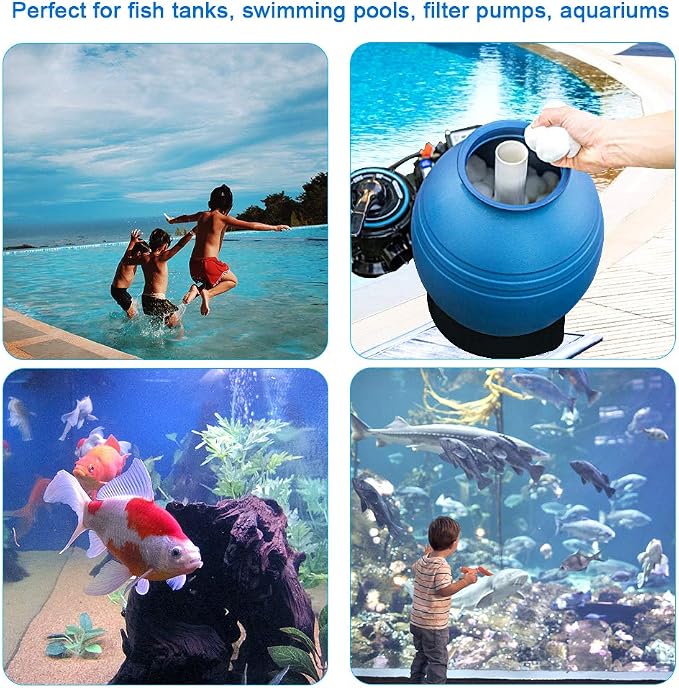 3.1 Lbs Pool Filter Balls Eco-Friendly Fiber Filter Media
