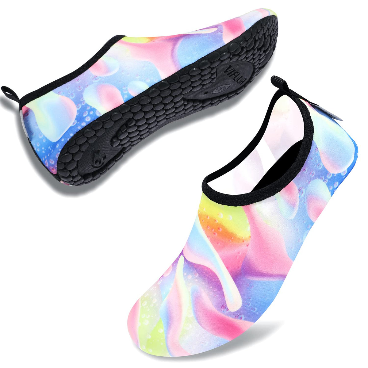 VIFUUR Water Shoes for Men Women Barefoot Quick Dry Aqua Socks Slip On