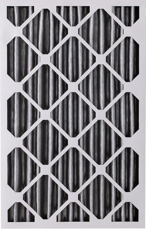 Nordic Pure 16x20x4 Pleated Plus Carbon Air Filters MERV 8 2 Pack