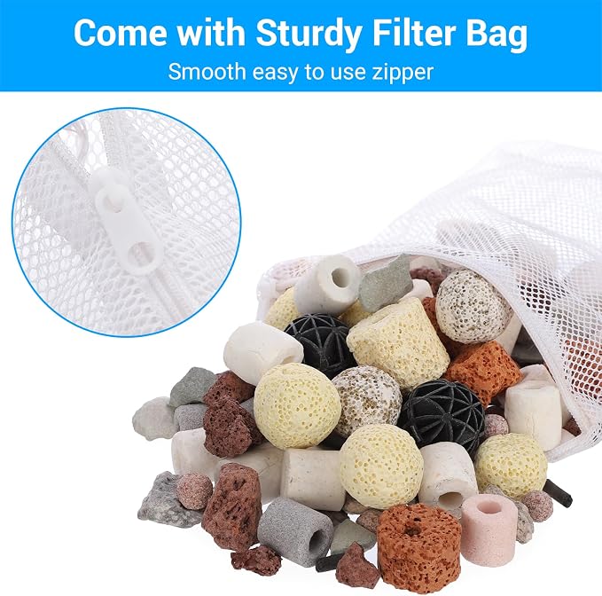 Segarty Filter Media, 12 in 1 Bio Media