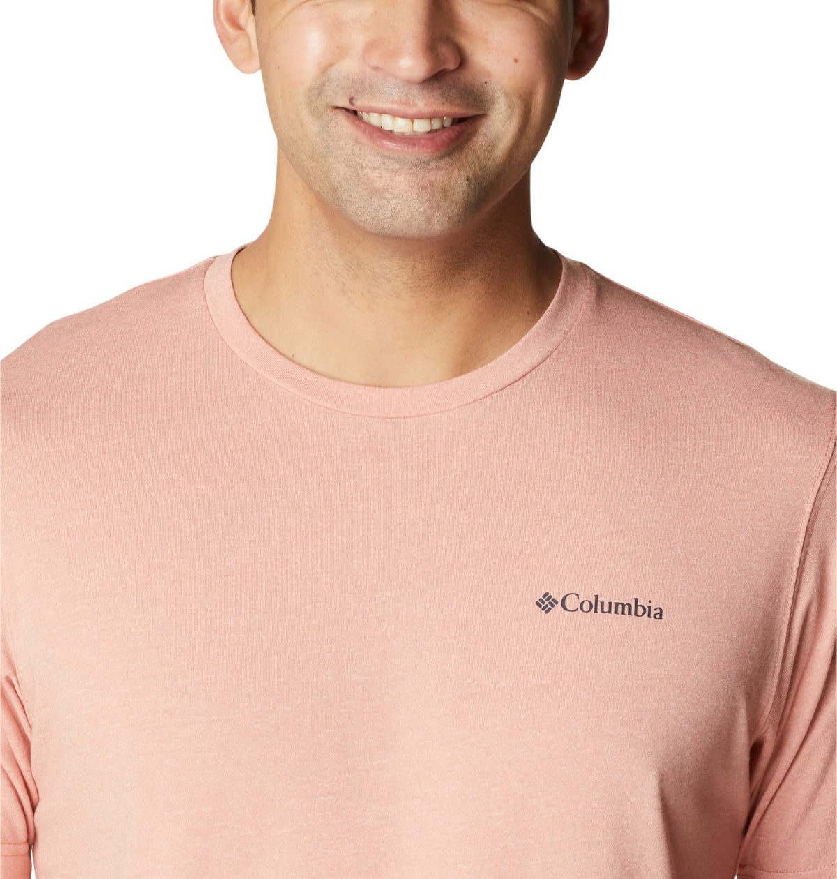 Columbia Men's Big & Tall Thistletown Hills Short Sleeve, Dark Coral Heather, X-Large B&T