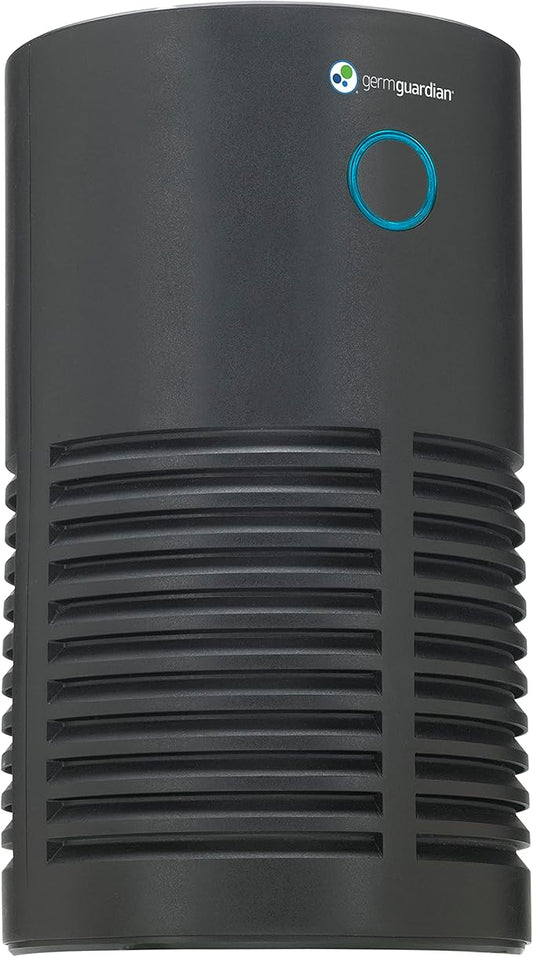 GermGuardian True HEPA Filter Air Purifier for Home, Office, Bedrooms, Filters Allergies, Pollen, Smoke, Dust, Pet Dander, UV-C Sanitizer Eliminates Germs, Mold, Odors, Quiet 4-in-1 AC4700BDLX