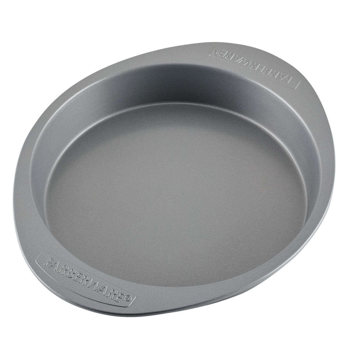 Farberware Nonstick Bakeware 9-Inch Round Cake Pan, Gray
