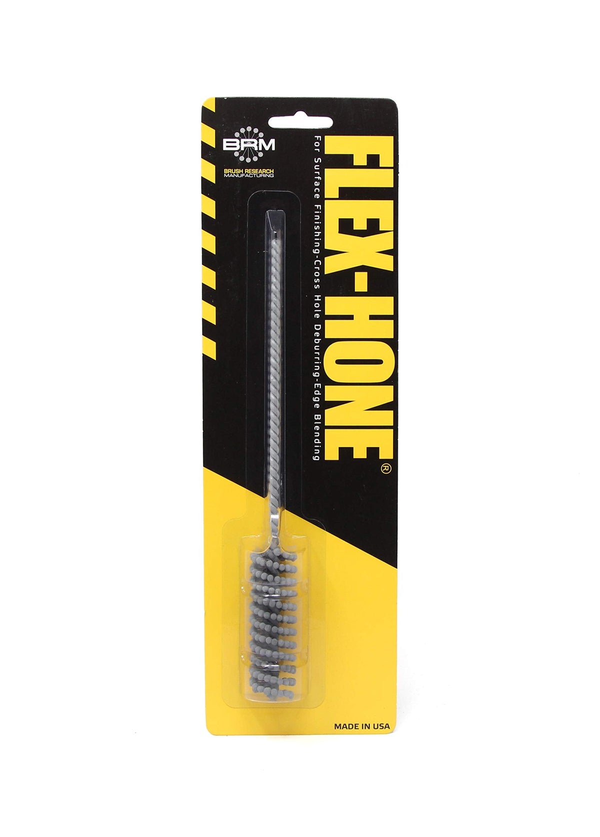 Brush Research BC5812 FLEX-HONE®, 5/8" (16mm) Diameter, 120 Grit, Silicon Carbide, For Mild Steel, Stainless Steel, Cast Iron and Softer Ferrous Materials