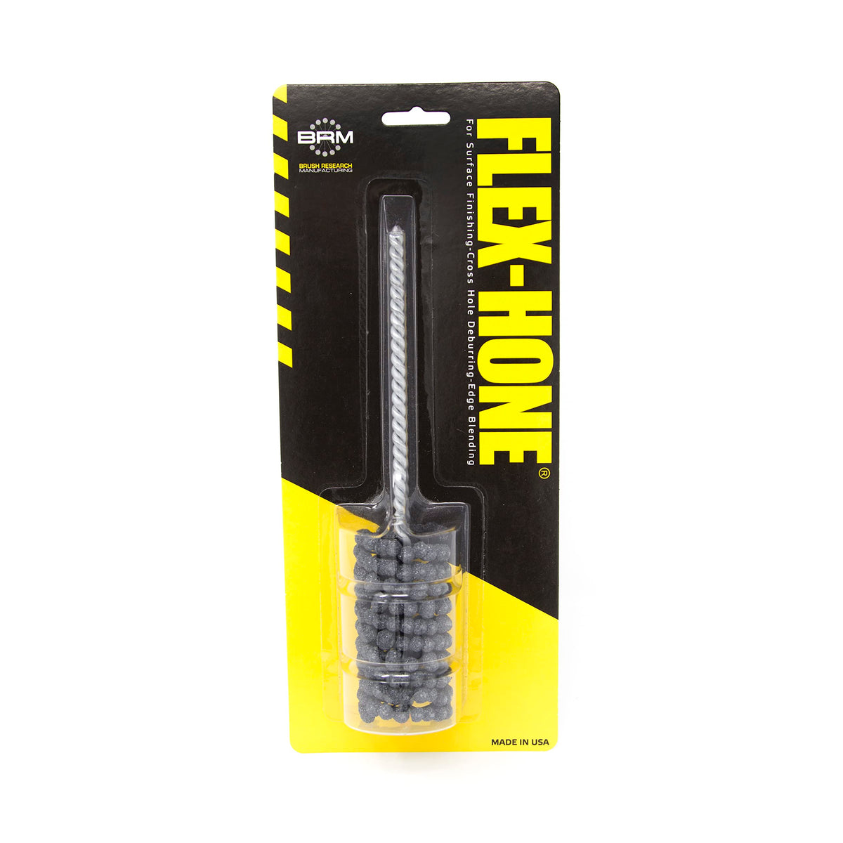 Brush Research BC11424 FLEX-HONE®, 1-1/4" (31.8mm) Diameter, 240 Grit, Silicon Carbide, For Mild Steel, Stainless Steel, Cast Iron and Softer Ferrous Materials