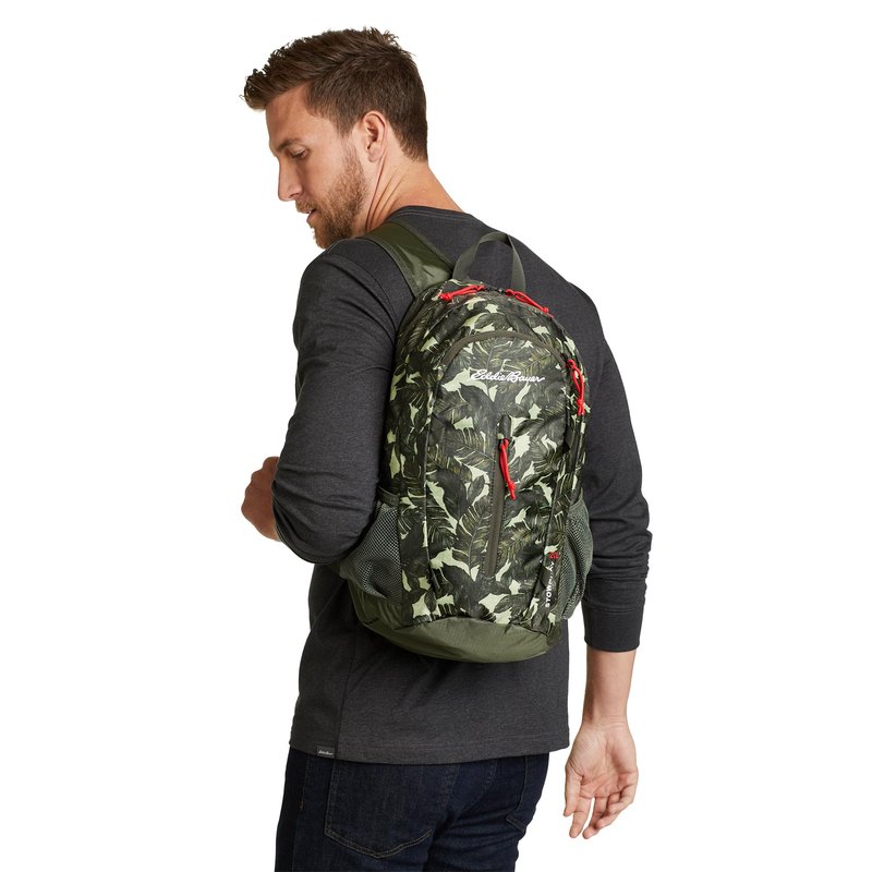 Eddie Bauer Stowaway Packable Backpack | Travel | Outdoor | Lightweight | Foldable | Durable | Ripstop Polyester | 20L - Maroon