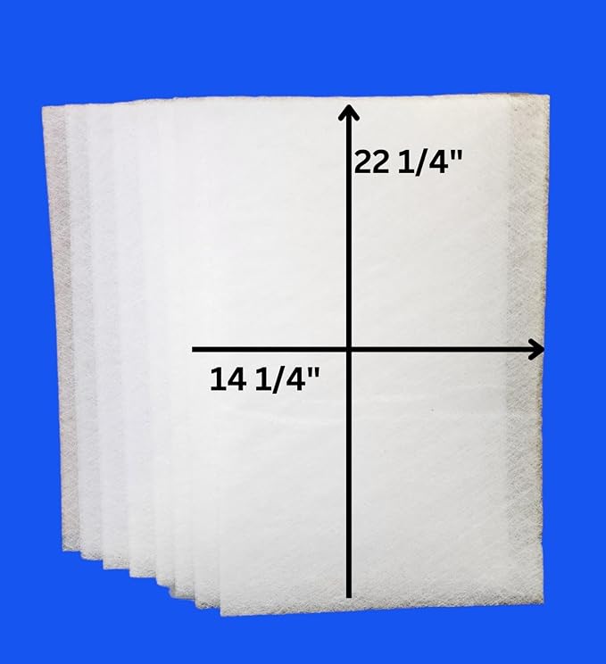 Fast-Shipped-Filters 8 Pack 16x25 Replacement Filter Pads Compatible