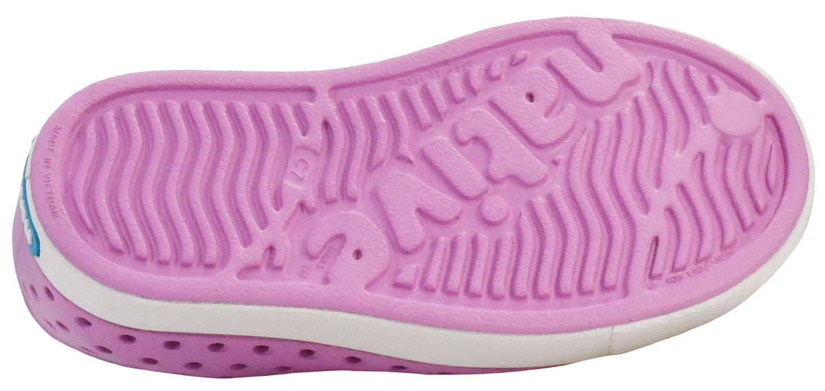 Native Shoes Unisex-Kids Jefferson Sneakers, Chillberry Pink/Shell White, 3 Little Kid