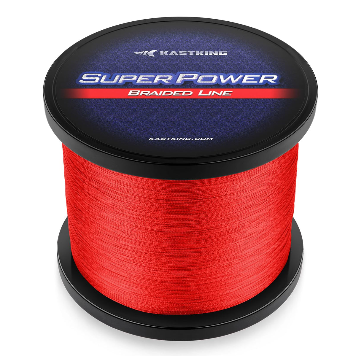 KastKing Superpower Braided Fishing Line, Red, 50LB, 150 Yds