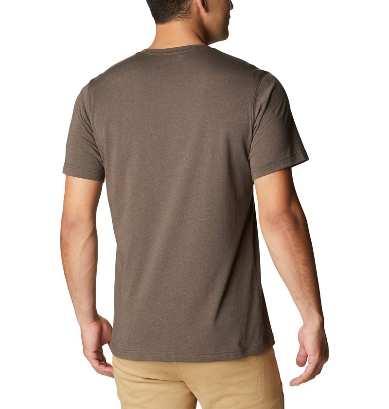 Columbia Men's Thistletown Hills Short Sleeve, Cordovan Heather, 3X Big
