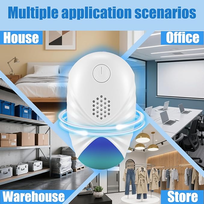 Ultrasonic Pest Repeller Indoor, Upgraded 2025 Mouse Repellent Ultrasonic Plug in Roach Insect Rodent Repellent, 3 Modes Repellent for Roach, Bugs, Mice, Spider, Electronic Rodent Repellent Devices