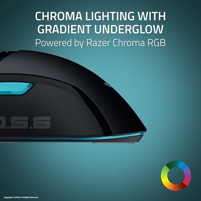 Razer Cobra Wired Gaming Mouse: 58g Lightweight - Gen-3 Switches - Chroma RGB Lighting Underglow - 8500 DPI Optical Sensor - 100% PTFE Mouse Feet - Speedflex Cable - Zenless Zone Zero Edition