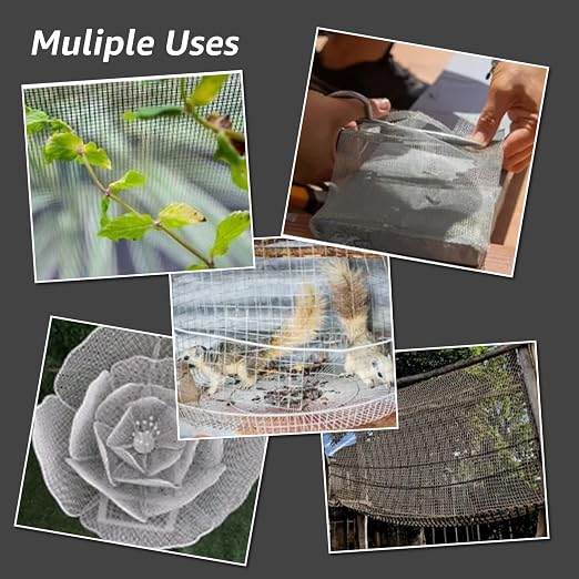 2 Pack 12"x24" Wire Mesh, 5 Mesh Crimped Stainless Steel Mesh, Never Rust