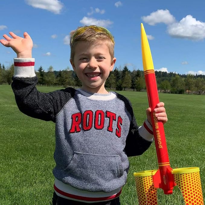 Estes Double Ringer Flying Model Rocket Kit | Easy to Build Beginner Rocket | Fun Educational Activity | Cool Science for Kids