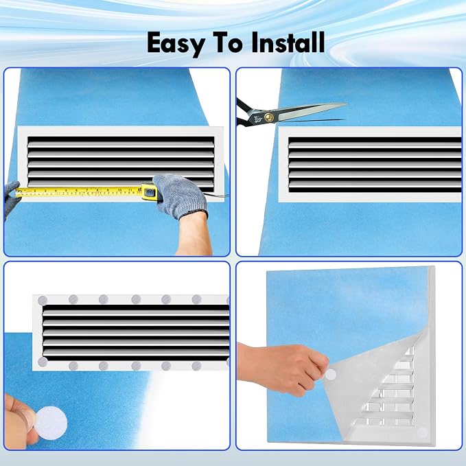 14 x 140" Air Vent Filters, Cut-to-Size MERV 8 Filter Material, Triple Layer