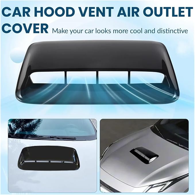 Car Universal Hood Vent Air Outlet Cover Compatible