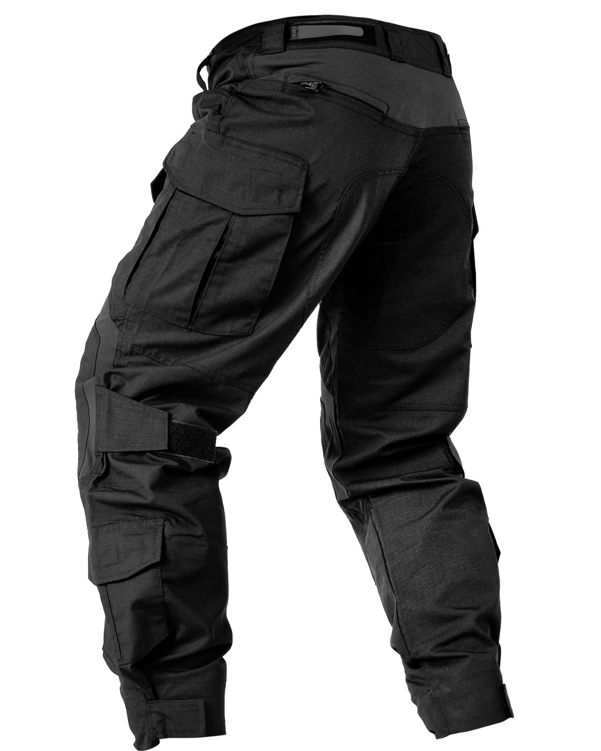 MERJAZ Men's Tactical Pants with Knee Pads Black 30
