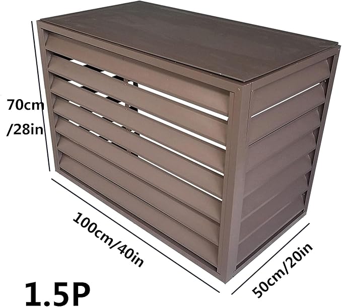 Outdoor air conditioning fence, outdoor air conditioning hidden protective cover