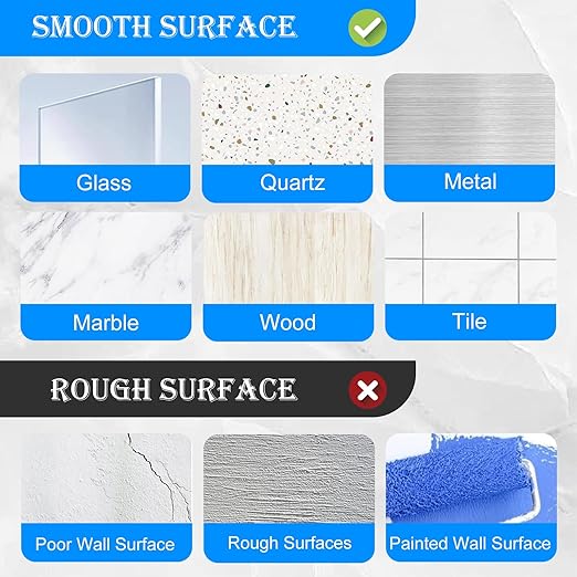 Shower Shelves Adhesive Replacement,10PCS Strong Adhesive Duty Waterproof Transparent PC Material, No Drill Needed Holds 45 lbs for Shower Shelves Bathroom Organizers Kitchen Racks