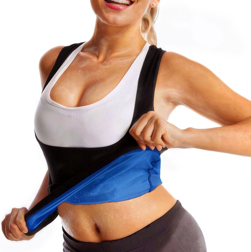 Sweat Sauna Vest for Women-Sauna Suit for Women,Sauna Shirt for Women Workout-Slimming Faja-Hot Sweat Sauna Shirt