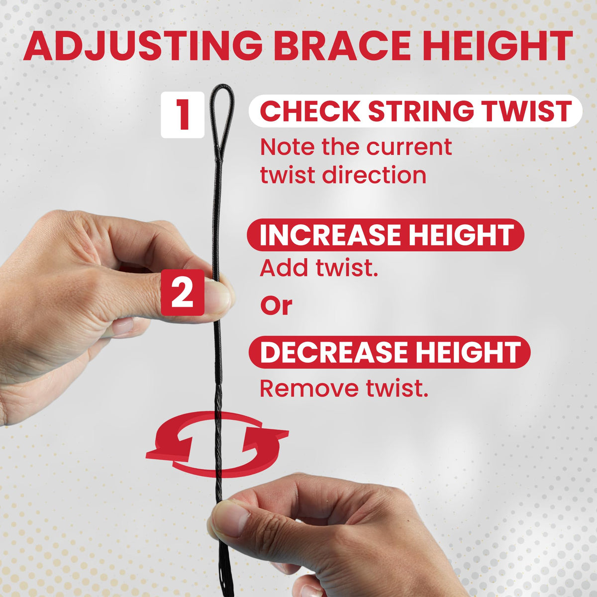Legend Recurve Bow String - Dacron Bow String Replacement - Traditional Bowstrings - Recurve Bow Archery Accessories - Archery Equipment for Recurve Bows - Bowstring AMO 60 inch - 14 Strands