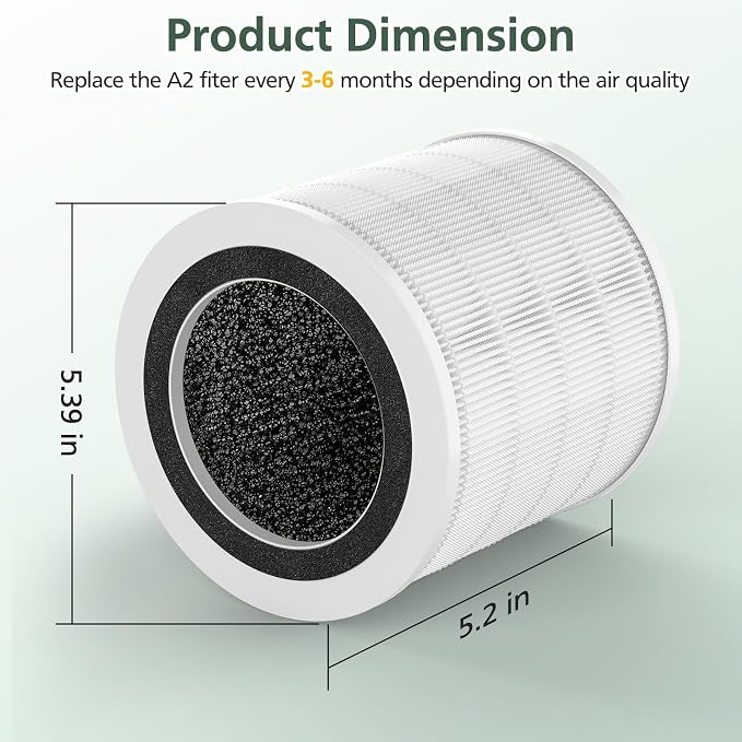 2 Pack H7126 Replacement Filter