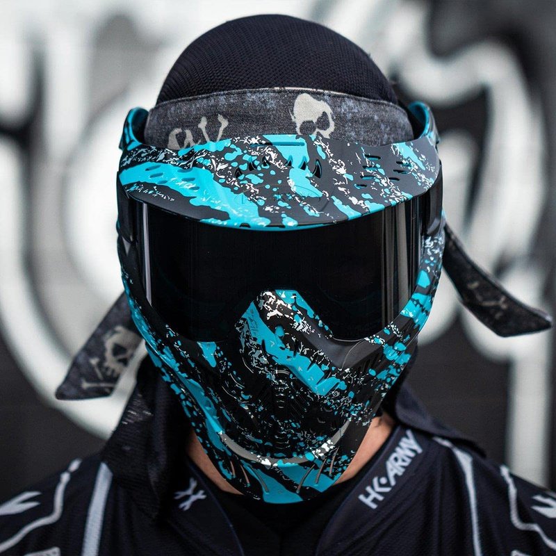 HK Army HSTL Paintball Goggle - Fracture Black/Turquoise