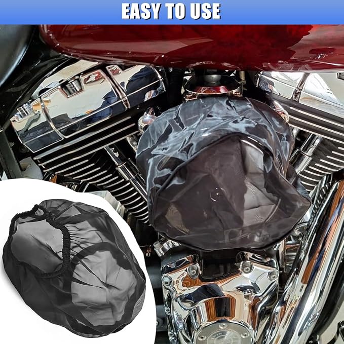Air Intake Filter Sock Cover, Waterproof Dustproof Air Cleaner Protective Cover