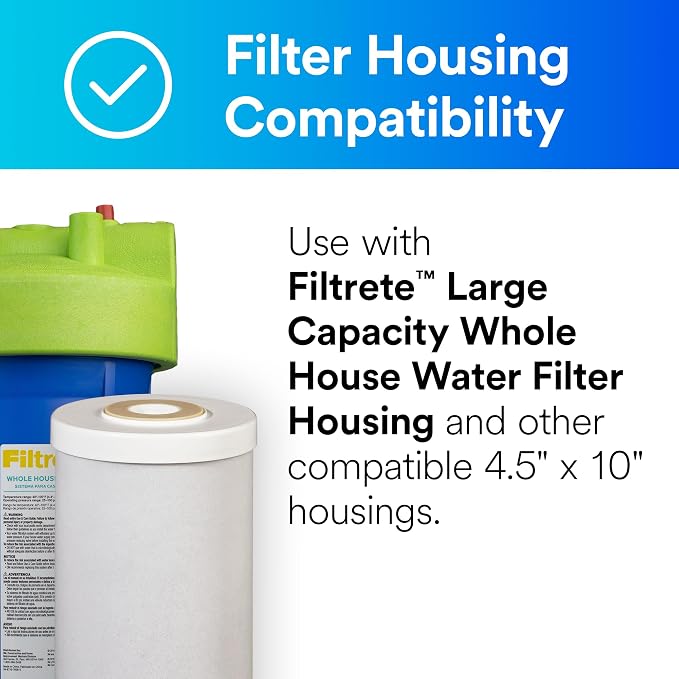 Filtrete Large Capacity Granulated Activated Carbon Whole House Water Filter