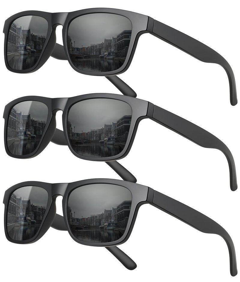 MEETSUN Polarized Sunglasses For Men Women UV Protection Square Frame Sport Fishing Driving Sunglasses