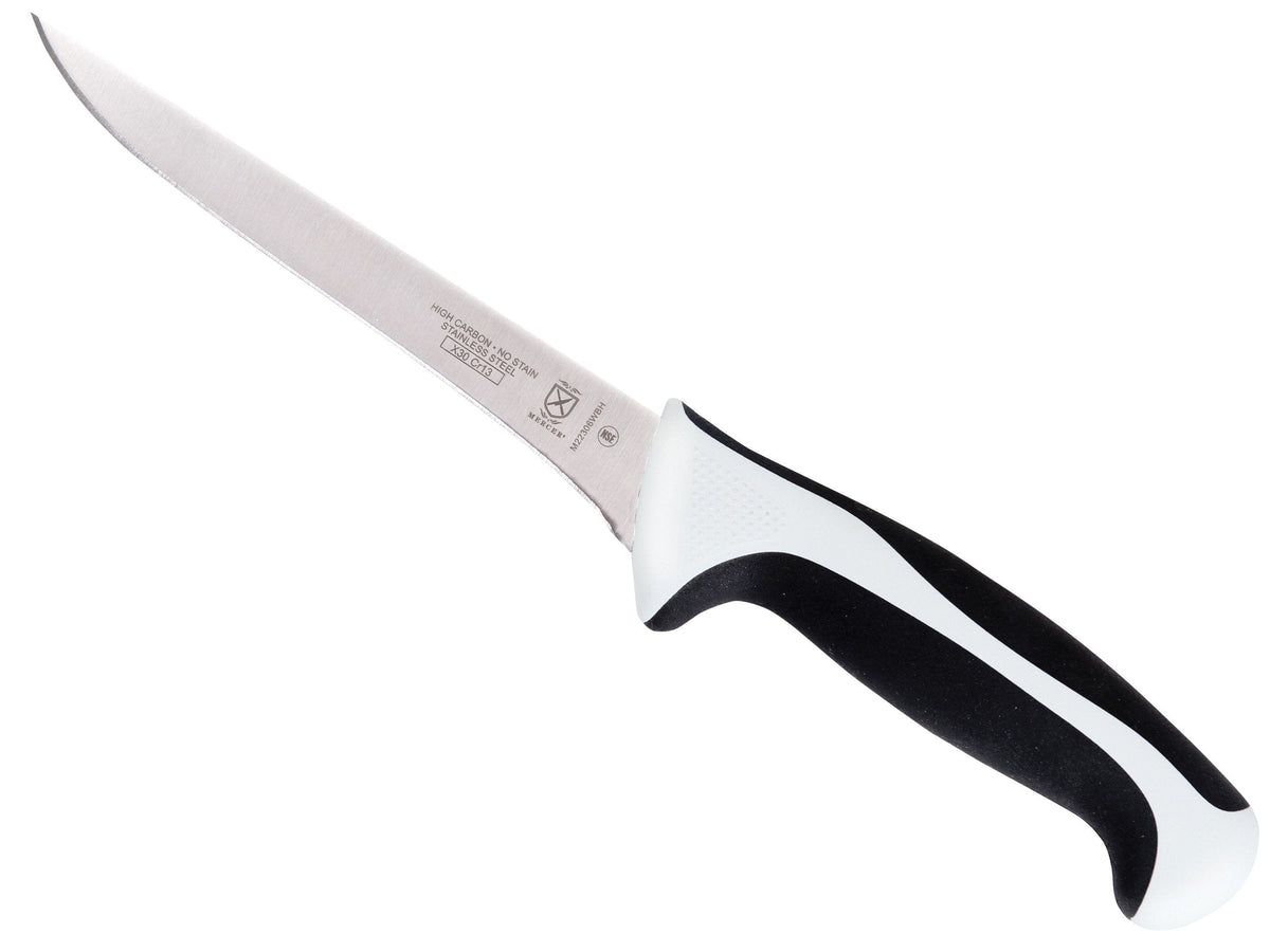 Mercer Culinary Millennia Colors 7-Inch Granton Edge Santoku Knife, Green