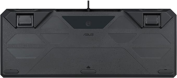 ASUS TUF Gaming K3 Gen II Wired USB Gaming Keyboard – 97-Key Compact Layout, Optical-Mechanical Red (Linear) Switches, PBT Keycaps, Detachable Top Plate, IP57 Waterproofing, PC/Mac Support - Black