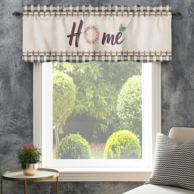 Spring Flowers Curtain Valances