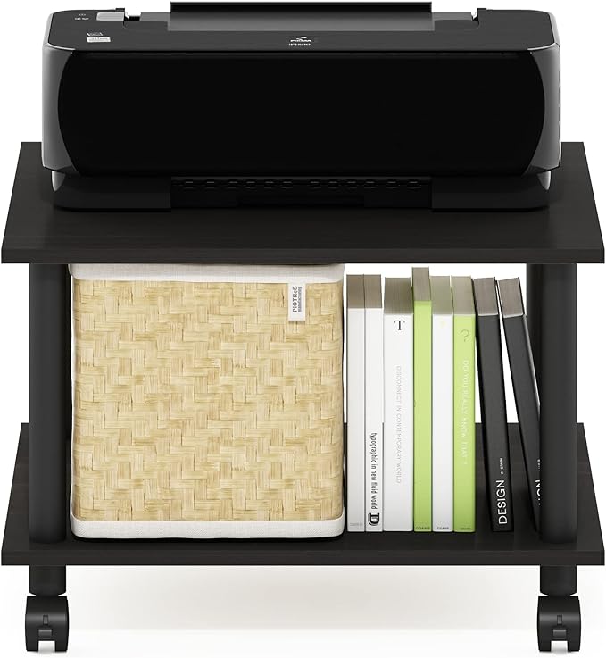 Furinno Turn-N-Tube 3-Tier Toolless Multipurpose Printer Stand Display Storage Shelf