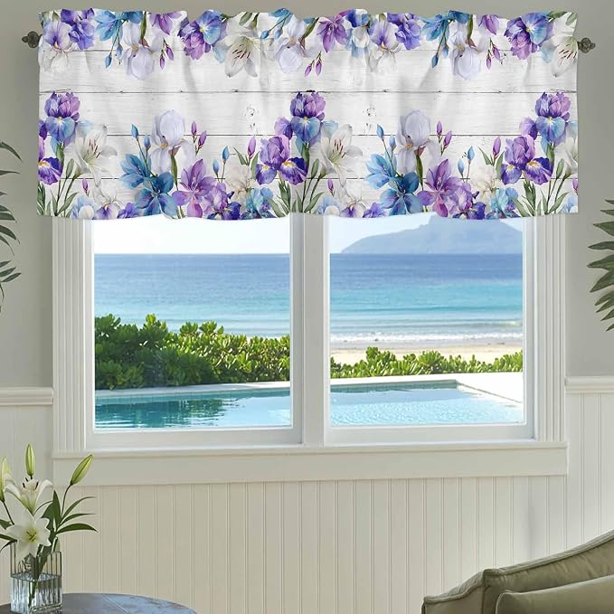 Spring Flowers Curtain Valances