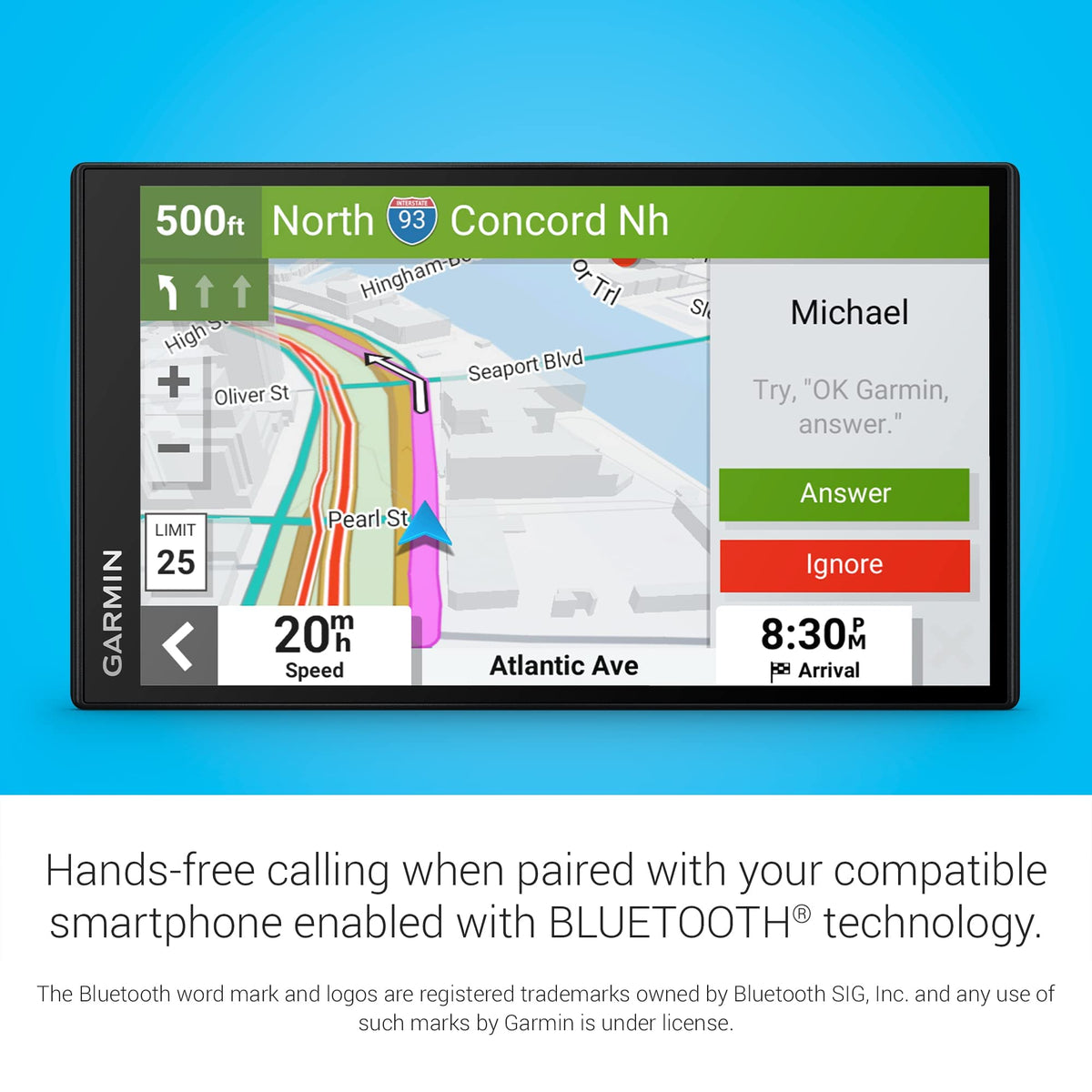 Garmin DriveSmart 76, 7-inch Car GPS Navigator with Bright, Crisp High-Resolution Maps and Garmin Voice Assist (Renewed)