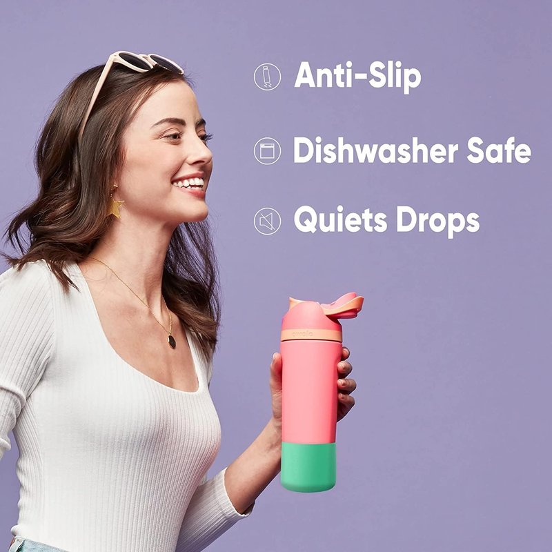 Owala Silicone Boot Accessory for Stainless Steel Water Bottles, Anti-Slip Dent Protective Sleeve, Protects FreeSip, Blue, Made 40 Oz Water Bottle