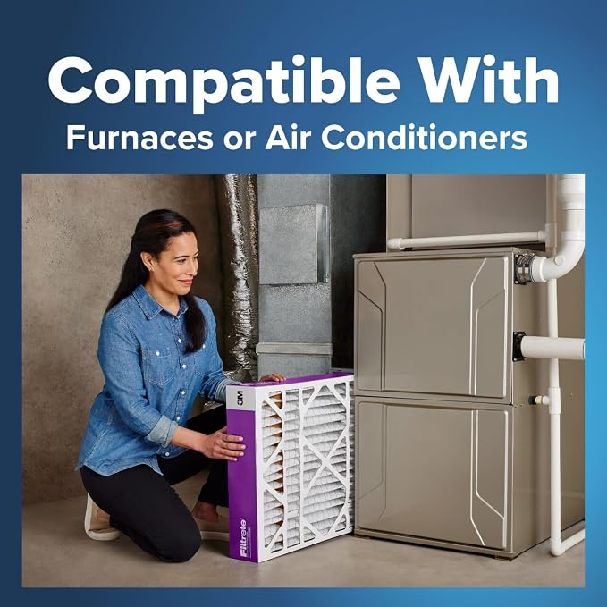 Filtrete 16x25x4, AC Furnace Air Filter, MPR 1550 DP, Healthy Living Ultra