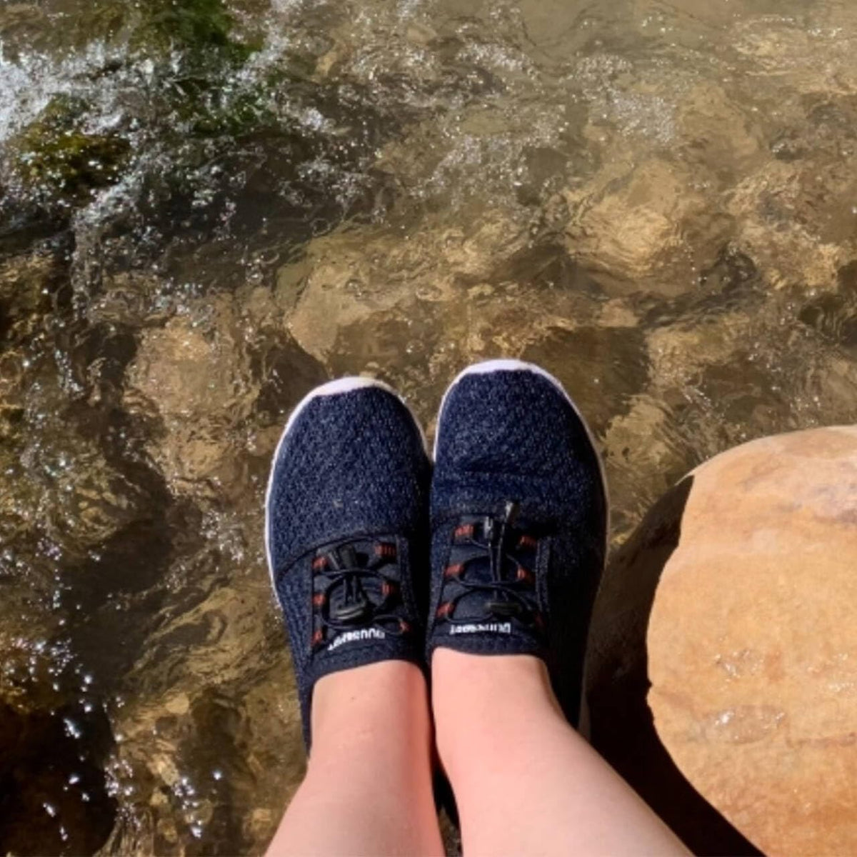 DOUSSPRT Women's Water Shoes Quick Dry for Beach Swim Pool Fishing Blue