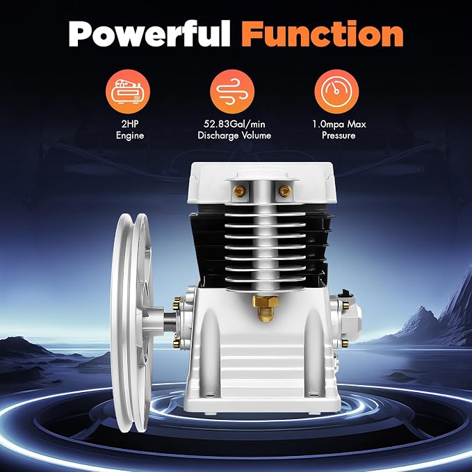 2HP Air Compressor Pump, Air Compressor Pump Head