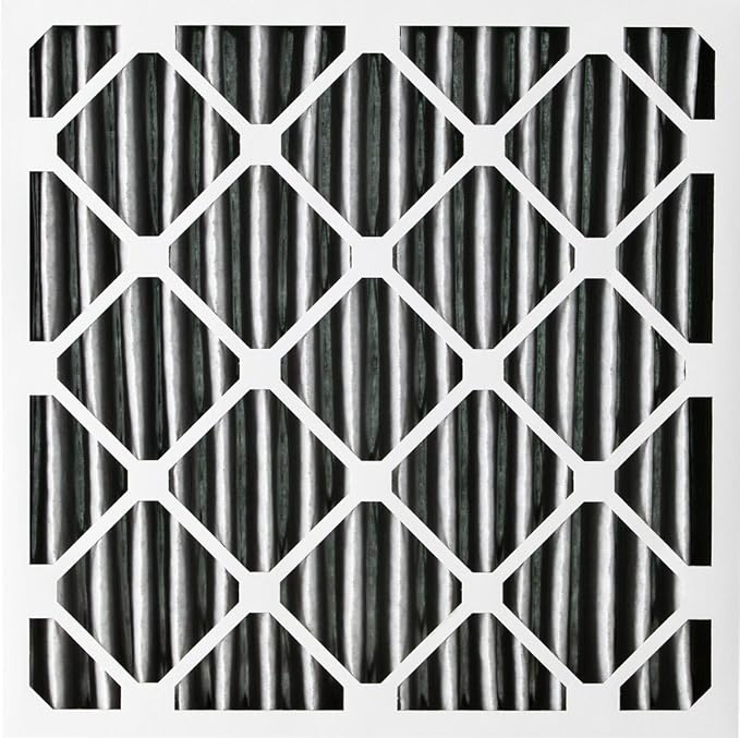 Nordic Pure 20x20x1 Furnace Air Filters MERV 10 Pleated Plus Carbon 6 Pack