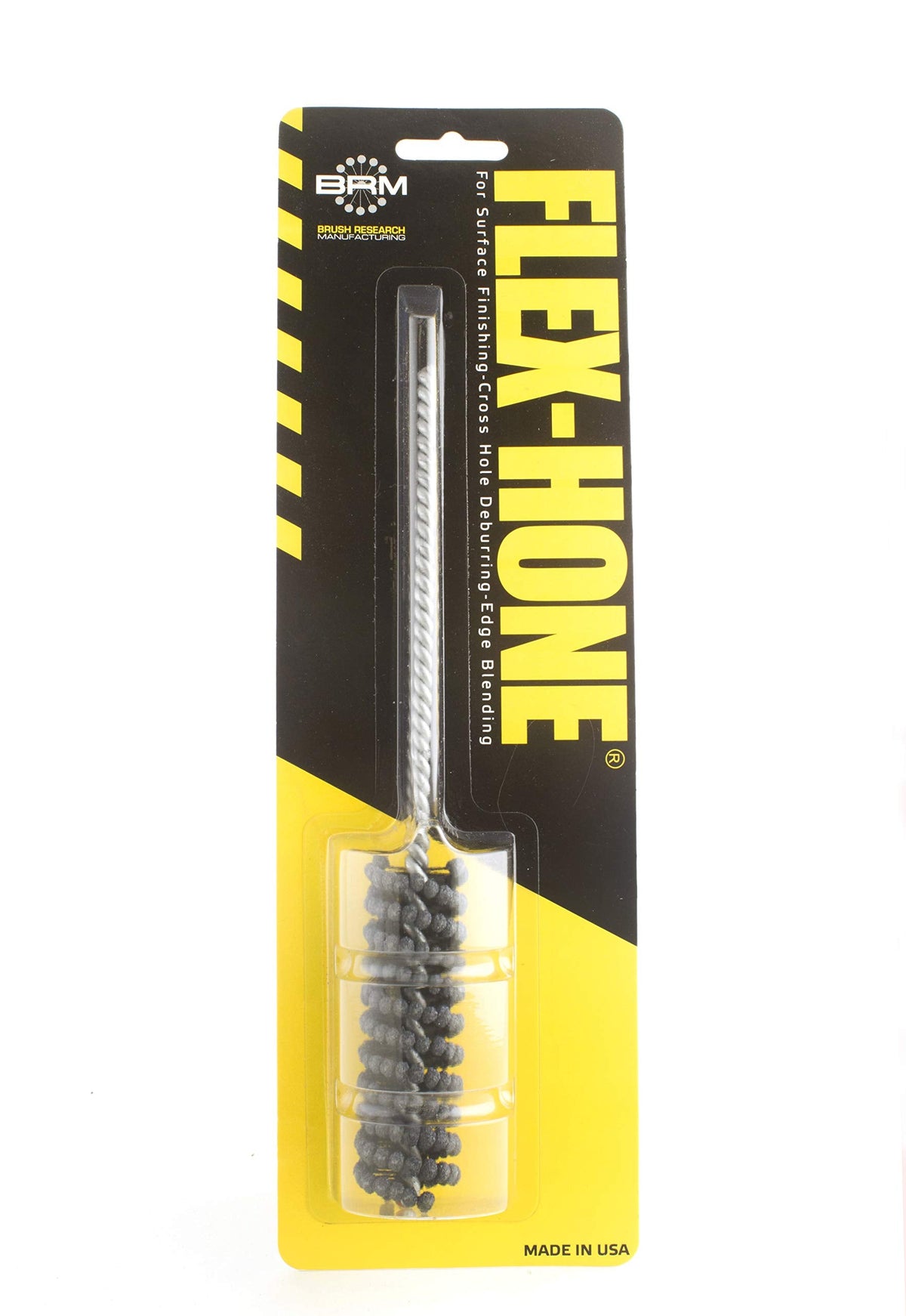 Brush Research BC7812 FLEX-HONE®, 7/8"(22.2mm) Diameter, 120 Grit, Silicon Carbide, For Mild Steel, Stainless Steel, Cast Iron and Softer Ferrous Materials