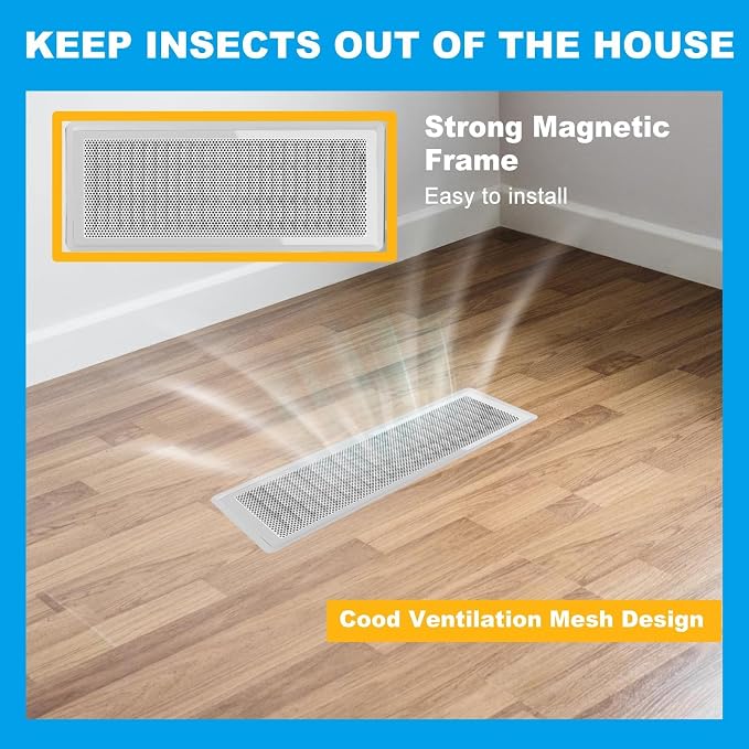 4 Packs Floor Register Vent Cover, Stone & More