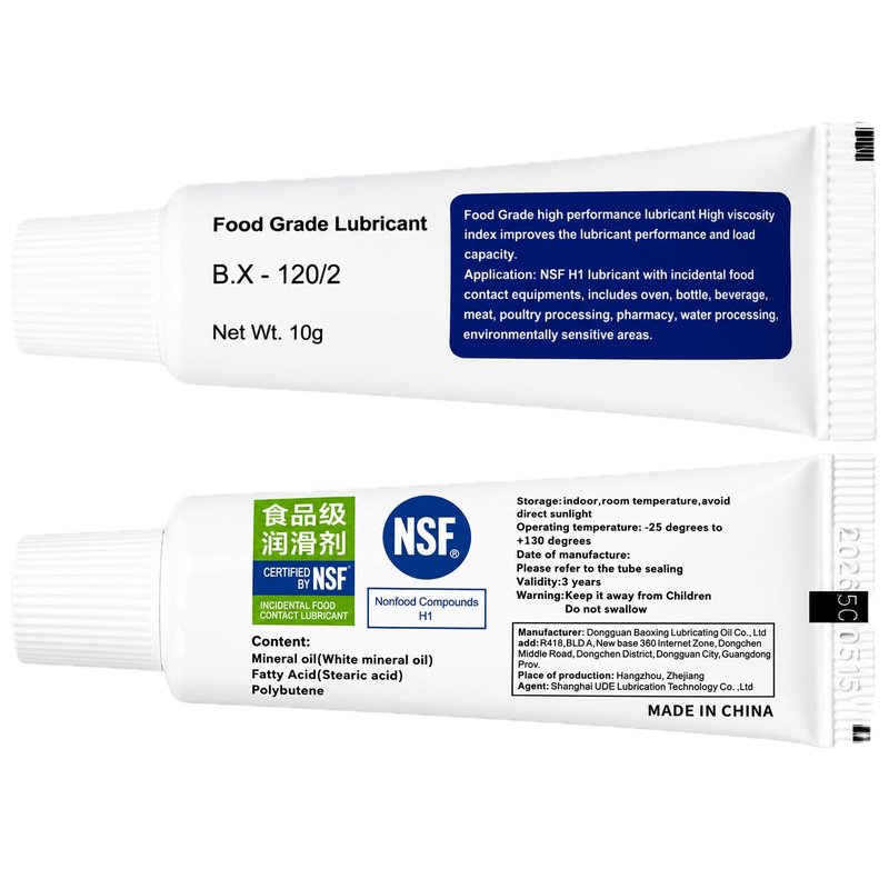 Multi-Purpose Food Grade Lubricant, 2 Pack 0.35oz Tube