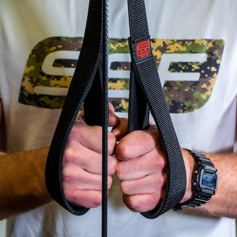 Serious Steel Fitness Ab Strap/Tricep Strap Cable Machine and Resistance Band Attachment
